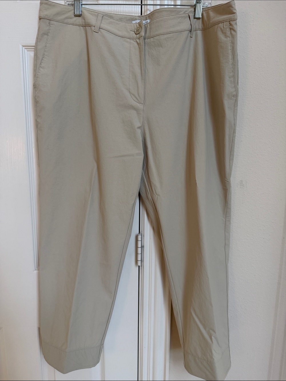 Anatomie Khaki Stretch Chino Pants - Light Beige Sz XL